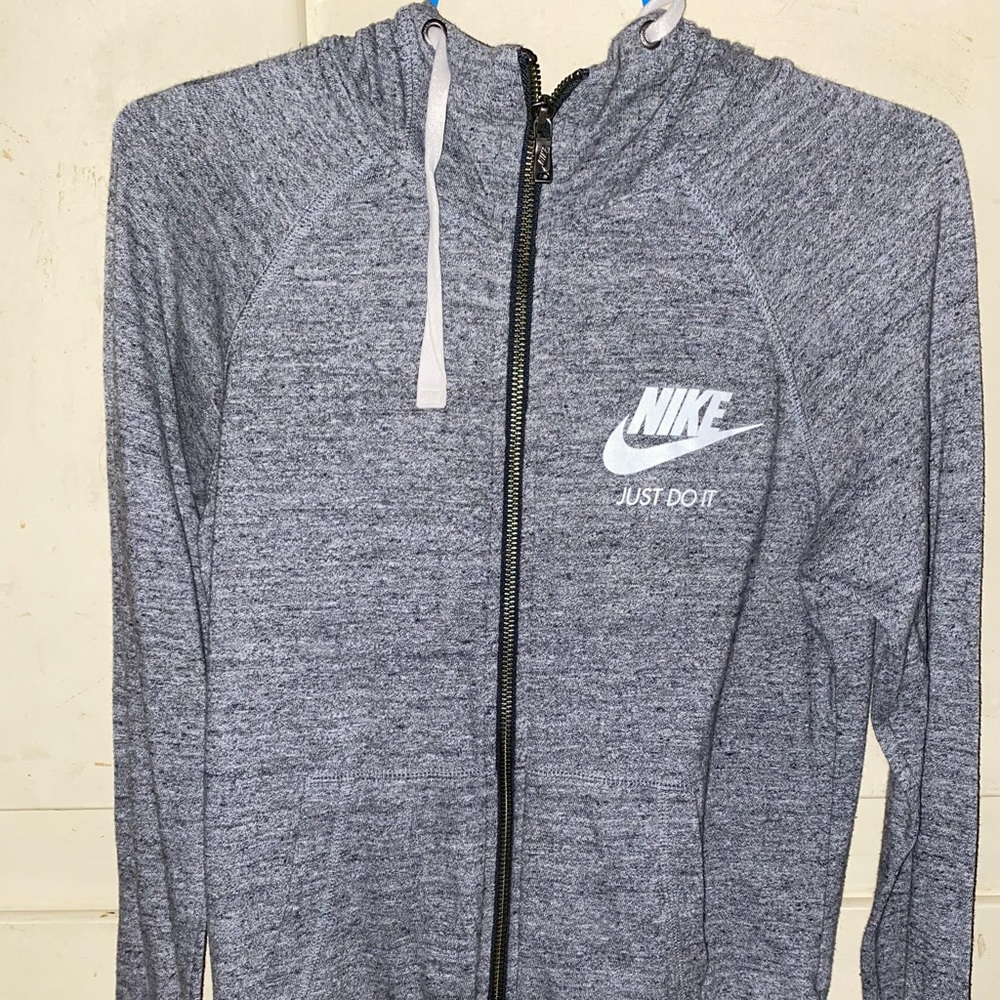 Nike Gym Vinatge Grey Zip-Up